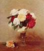 Roses in a Stemmed Glass